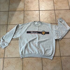 Vintage Jerzees Light Gray‎ Budweiser Whassup?! Crewneck Sweatshirt, Sz Medium